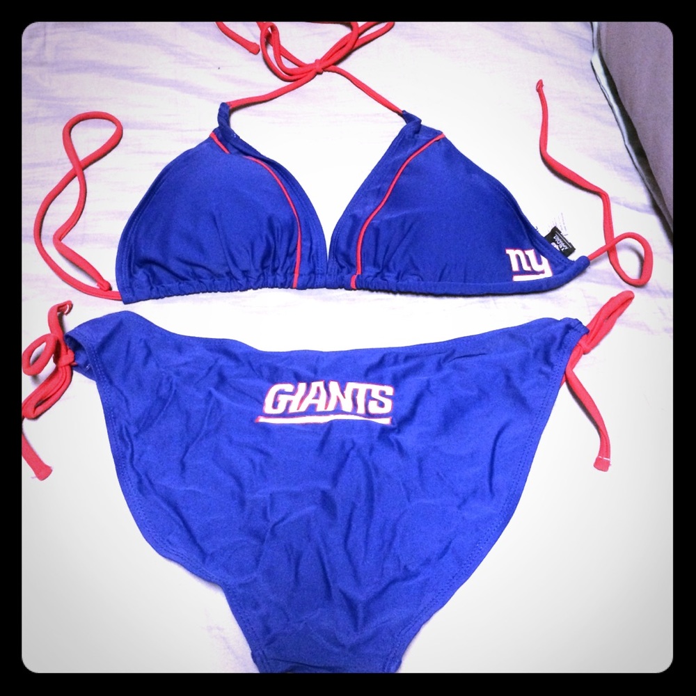 NY Giants football Bikini